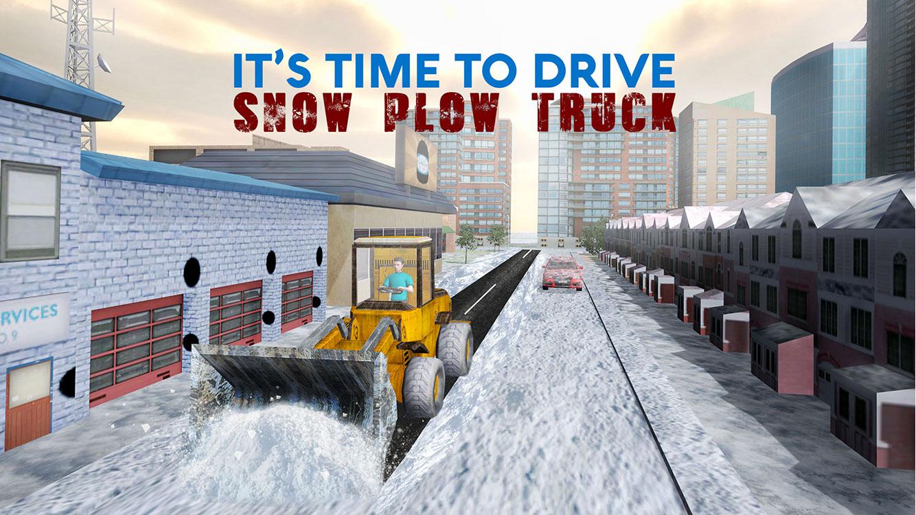 犁型铲雪卡车3d截图4