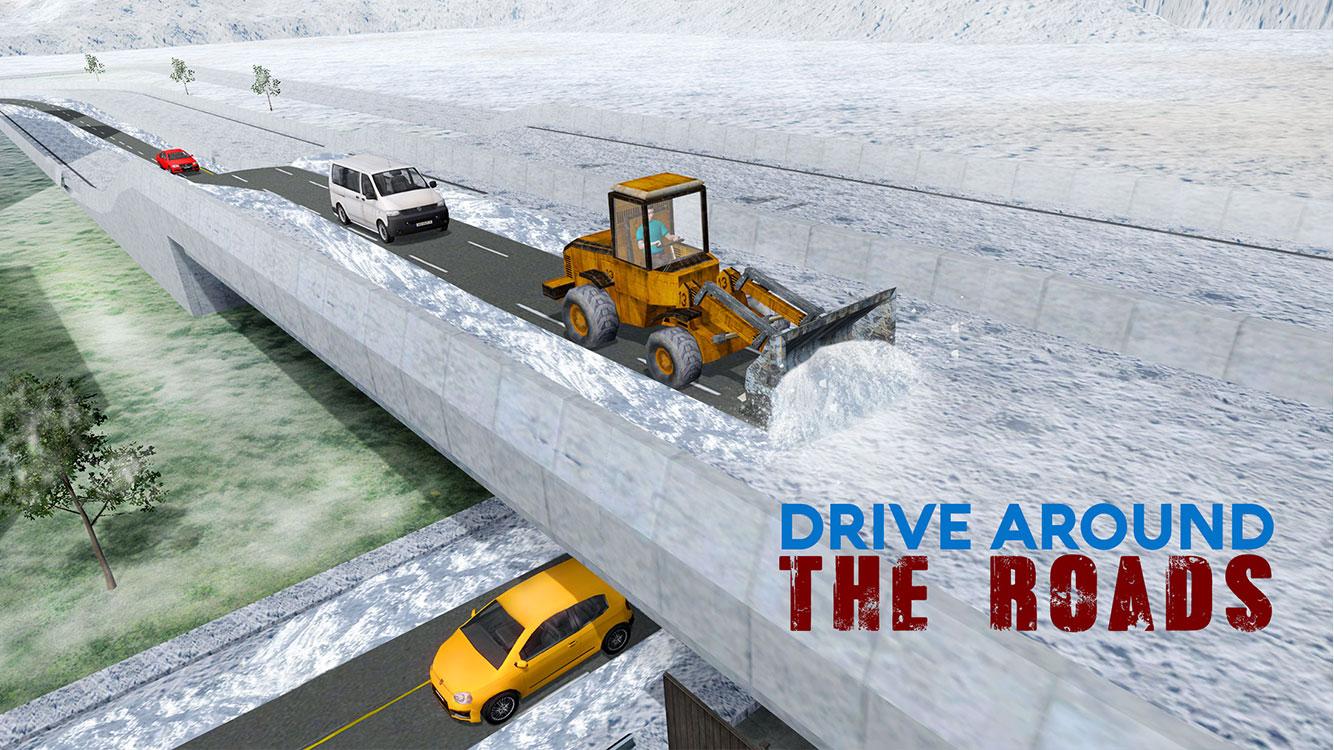 犁型铲雪卡车3d截图3