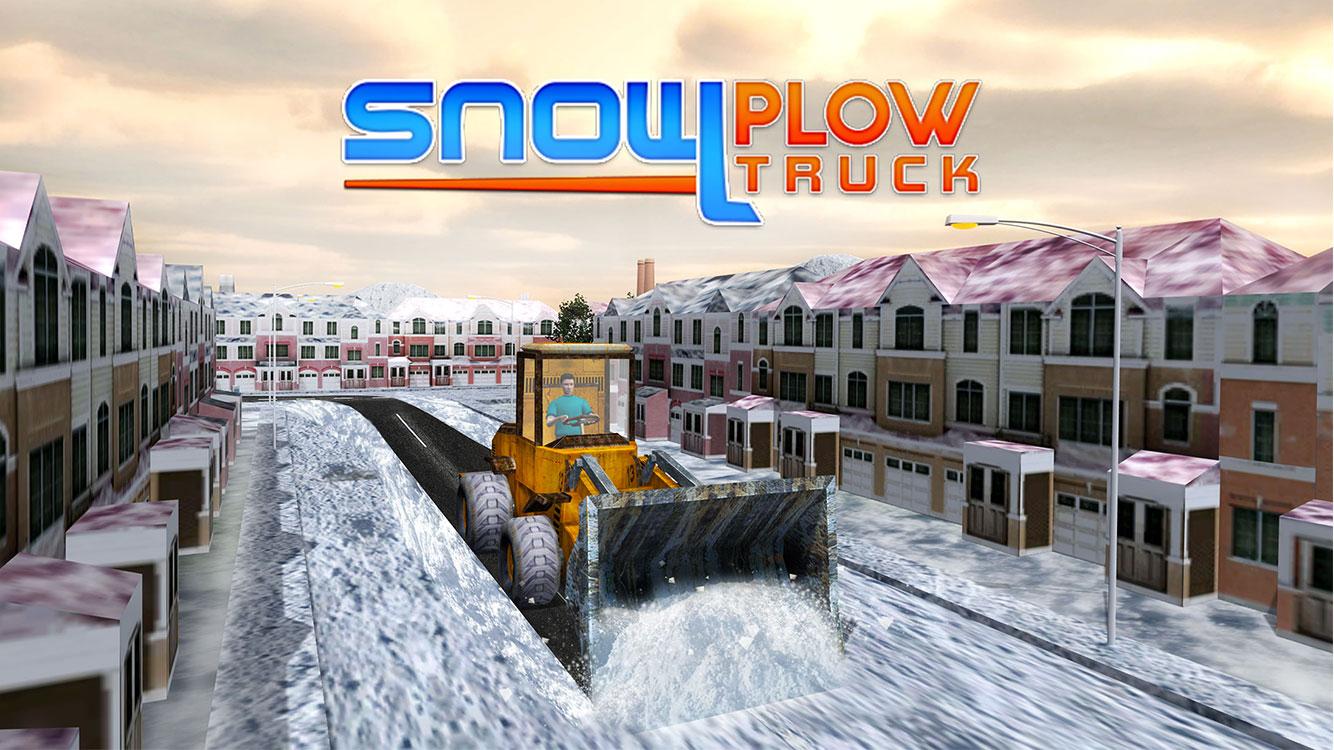 犁型铲雪卡车3d截图1
